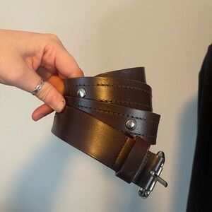 VTG Talbots Leather Belt S